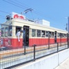 5月1日琴電レトロ電車運行　昼が近かったため綾川駅で下車