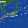 台風３号接近中