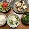 豚バラ肉と豆腐の炒め煮