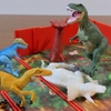 【古生物玩具】「アニア図鑑　はじめての恐竜　陸の強者セット」