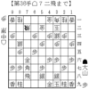 将棋局面｜大山康晴vs中原誠1972-04-27名人戦3局｜大山会心の大好手