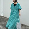 シルクタッチボイルで魅せる、大人の深Vフリンジワンピース