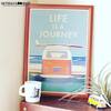 ワーゲンバス ヴィンテージポスター【LIFE IS A JOURNEY】