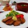 ☆豚ヒレ肉のしょうが焼き献立☆