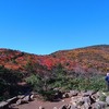錦繍の安達太良山に登る