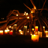 金谷で見た素晴らしきキャンドルアート