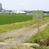 田圃にある掲示板