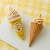 ローソンから「ウチカフェ プリンワッフルコーン」が新登場！プリン味アイス・カラメルソース・ワッフルコーンの新商品