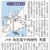 10月1日の日本経済新聞夕刊より「表記に『長野』残す　15年春に金沢遠心の新幹線　JR東　知名度や利便性　考慮」