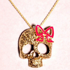Alternative jewelry skull, cross, red lips of the most popular elements