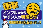 インフルエンザにかかりやすい人の5つの特徴とは？複数該当で3.6倍のリスク【2025年最新研究】