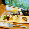 緑茶と冬日和スイーツでまったりティータイム