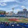 浜スタで高校野球観戦