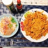 にんにく水ナポリタン