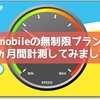 【続】b-mobileの無制限プランを２ヵ月間、毎日計測してみました。