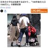 日本の少子化は加速するばかり、100年後の日本の人口は1500万人