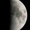 上弦の月（月齢8.044）