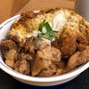 かつや 鶏煮込みとチキンカツの合い盛り丼