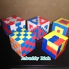 ルービックキューブで模様を作りました！　Rubik's Cube art design