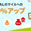 Ponta → JALマイル 交換レート20%アップキャンペーン