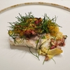 北ドイツのお魚料理　切り身魚のマスタードソース