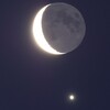 月と金星の接近 (2019/1/2)