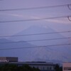 富士山初冠雪