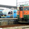 2000系の非貫通先頭車と湘南電車　善通寺駅