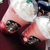 スタバの新作！ストロベリーディライトフラペチーノ！