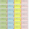 大きな数　の学習表（４年生）