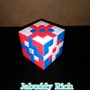 ルービックキューブで模様を作りました！　Rubik's Cube art design