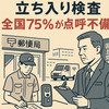 日本郵便に立ち入り検査、全国75％が点呼不備