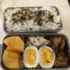 今日のお弁当：少し早くおきたからゆで卵