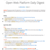 Open Web Platform Daily DigestのRSS