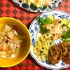 牛肉の赤ワイン煮 アンチョビのペペロンチーノを添えて