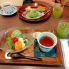 お茶屋さんで和スイーツをいただいてきました／最近の空模様