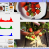 選択画像のヒストグラムを表示できるようにしたPixtack紫陽花1.3.5.70