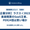 【企業分析】ラクス＜3923＞ 楽楽精算のSaaS王者、PER24倍は買い場か