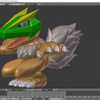 Blenderでモンスター型のキャラクターモデルを作成する その６（仕上げ処理を自動化する）