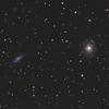 おおぐま座の銀河NGC2985+NGC3027