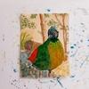 水彩画289枚目｢綺麗な鳥さん｣