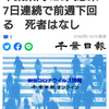 【新型コロナ速報】千葉県内423人感染　7日連続で前週下回る　死者はなし（千葉日報オンライン） - Yahoo!ニュース