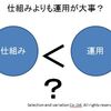 人事では、制度と運用のどちらが大事なのか