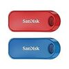 【Amazon.co.jp限定】 サンディスク USBメモリ 32GB レッド・ブルー 2個パック USB 2.0 SanDisk Cruzer Snap SDCZ62-032G-A46TW