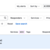 Jira Service Managementにアラートを表示する