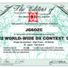 Certificate(CQ WW) 
