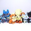 ポケモンキャンバスぬいぐるみ×コロっとまんまるぬいぐるみ ガーディ / ウインディ / コリンク / レントラー / リオル / ルカリオ