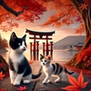  紅葉散歩シリーズ～紅葉の大鳥居