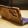 【Galaxy Z Fold6】2つのパーツがヒンジで繋がっている珍しいケースを購入。スマホスタンドBeak Magとの相性も良い