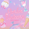 parlor poppin'sコラボ🦄パーラーユニコーンのイラストを描きました🦄